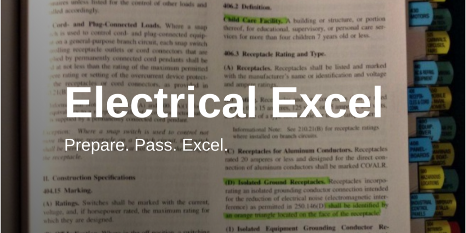 NEC Book Tips for the electrical exam in Texas