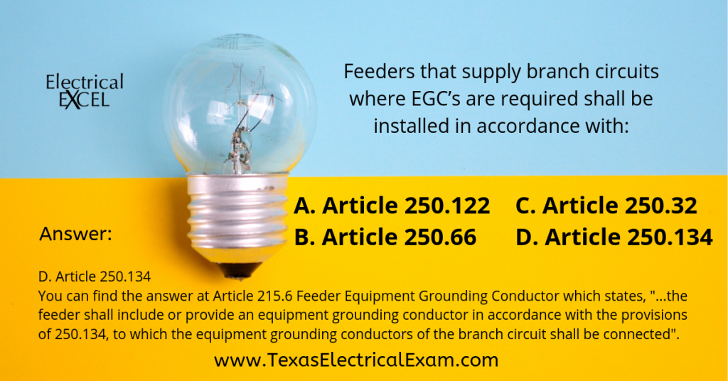 Feeder Question for the Electrical Exam Answer in Under 3 Minutes!